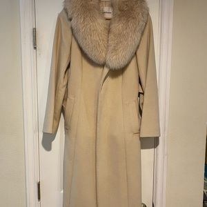Pinky & Dianne Ivory Dress Coat